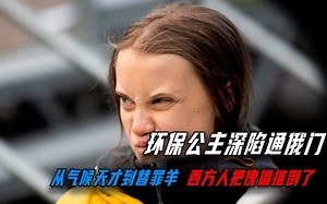从天才到替罪羊，环保少女被西方人亲手推到，如今深陷通俄舆论！