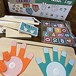 Montessori Educational Learning Toys for 3 4 5 Year Old Boys Girls Birthday Gifts, Toddler Preschool Learning Activities, Number Counting Blocks Toys for Kids, Math Manipulatives Counting Toy for 3-5