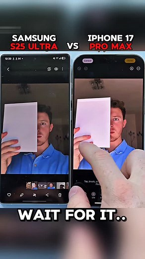 6.1K views · 10K reactions | Samsung Galaxy S25 Ultra VS iPhone 17 Pro Max Eraser Comparison  | Sam Khan | Facebook