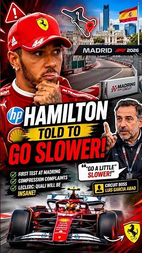 Lewis Hamilton Told to SLOW DOWN at F1's New Spanish GP Track!
