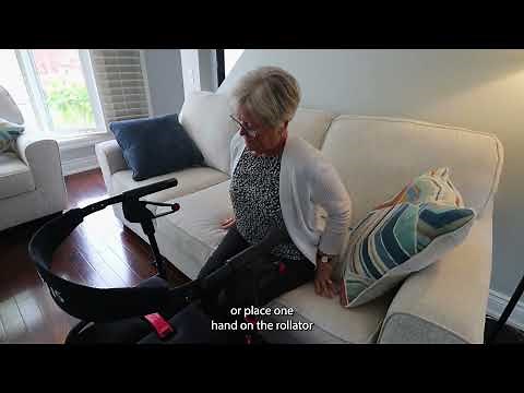 How to Transfer From Sitting to Standing with a Walker/Rollator