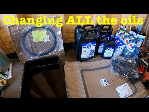 Ram 3500 maintenance - transmission, differential, transfer case, and fuel filters