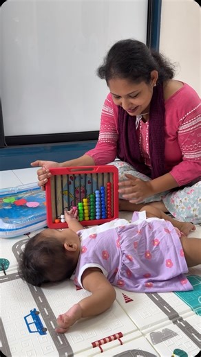 Karuna Kambeti on Instagram: "Cute moments ni enjoy cheyyandi ✨ & smart parenting tips tho chudandi! Mana chinni babies 👶 eyes ki perfect care 👁️ ivvandi! @karunavlogs_ . . . . . . . . #BabyEyesightCare #InfantVision #NewbornEyes #6MonthOldBaby #BabyActivities #BabyDevelopment #BabyVisionMilestones #ParentingTips #MomLife #InfantActivities #TummyTimeFun #EyeTracking #VisualDevelopment #BabyEyeCareTips #EarlyLearning #BabyMilestones #GentleParenting #First6Months #SensoryPlay #BabyBondingTime #