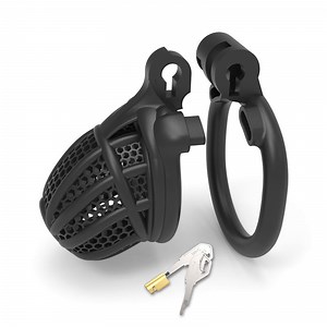 Watch Male Chastity Device Cock Cage with 4 Active Sizes Rings on Amazon Live