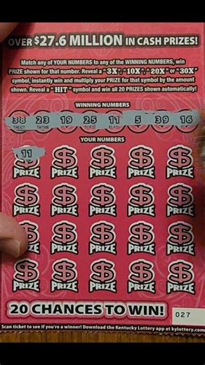 BIG WIN From MATCHES! 💥 Hit $600 Lottery Scratch Off Ticket 💰 Scratching Lottery Wins! Subscribe for Daily Content and Visit My Channel to see more Winners #cyclonickwf #Kentucky #kentuckylottery #lottery #winner #winning #Cash #money #Matches #hit #BIGWIN #BigWinner | Cyclonickwf