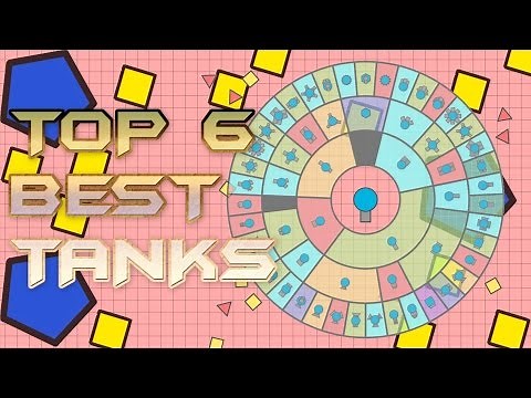 TOP 6 OVERALL BEST CLASSES / TANKS | Diep.io