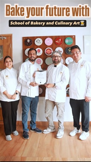 Milan Rita Gupta on Instagram: "Love baking? Let’s take it up a notch! Join the School of Bakery and Culinary Art in Gurgaon, Jaipur, Chandigarh, or Pune for everything from fun 2-day courses to serious 6-month government-certified diplomas (NSDC). Start your baking journey with expert guidance! DM or WhatsApp at 9350893635 to know more. 👉 Don’t forget to like, comment, and subscribe @food_and_lifegurgaon for more amazing deals and updates! Host - @rahulprabhakar & @schoolofbakery Video Credit 