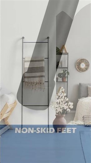 Bathroom Decor: Blanket Ladder Towel Rack Holder $31.22