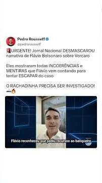 🔥Jornal Nacional exposes Flávio's lie live to all of Brazil🔥