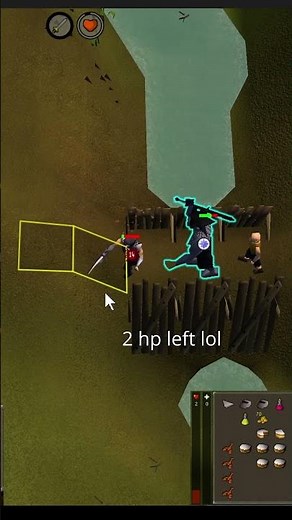 The Black Knight Titan hits hard #osrs #shorts #runescape