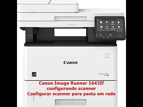 Canon Image Runner 1643If configurando scanner