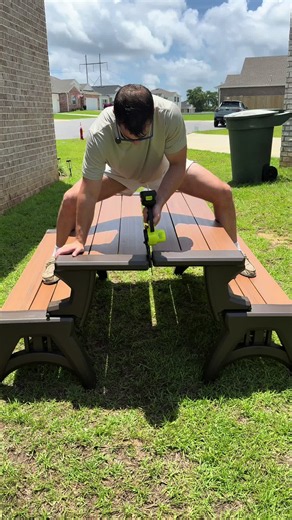 Oh this is the perfect patio furniture! #convertabench #bench #patiotable #patiofurniture #dealsforyoudays