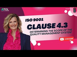 Understanding ISO 9001 | Clause 4.3
