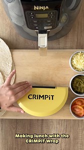 This is the easiest way to make a delicious lunch in minutes. The CRIMPiT Wrap is the best kitchen gadget I own, and I use it most days to up my lunch game. It is as easy as 1,2,3. Currently £5 off the RRP | CRIMPiT