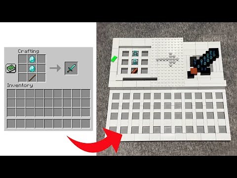 How to Build Lego Minecraft Crafting Table! | Working