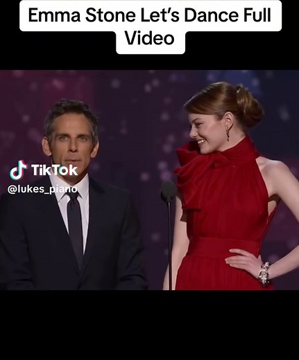 Emma Stone Let's Dance | Full Video | Celebrity Clips & Variety Show