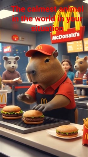 capybara works at McDonald's