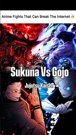 Gojo Vs Sukuna 🔥 A Legendary Clash Between The Strongest | Jujutsu Kaisen