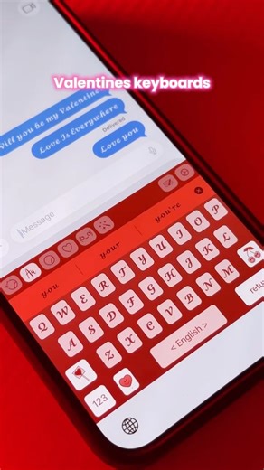 Fonts Art App: Keyboard Font Maker on Instagram: "valentine’s day but make it custom 💘 custom keyboards designed for feb 14 — hearts, pink details and cute fonts for flirty texting 💌 perfect for love notes, chats with your crush and valentine messages ✨ made with fonts art 💕 #ValentinesDay #customkeyboard #texting #fonts #fontsart"