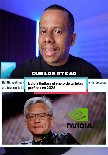 NVIDIA va a limitara el envío de tarjetas gráficas en 2026. #nvidia #gpu #pcgaming #pcgamer #techtok