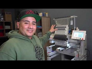 My first embroidery job on the Ricoma MT-1501.