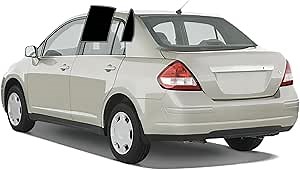 AUTOTEK Precut Windows Tint Film Back Cars Sun Blocking Protection Privacy Anti Shatter Glass 2 Ply Computer Cut Any Tint Shade for Nissan Versa Sedan 2007-2011