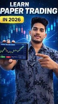 Learn Paper Trading in 2026 | Best Way to Practice Trading Without Risk. #stockmarket#money#trading
