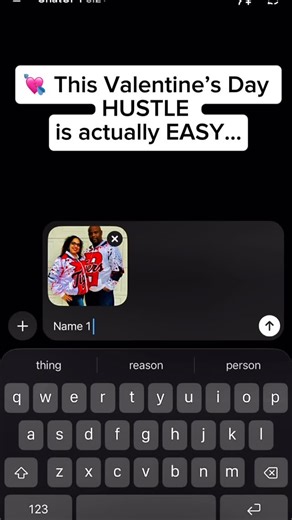 Photoshop+Canva+Ai Crafting Coach on Instagram: "Create a black-and-white Valentine’s Day coloring page illustration in vector-style line art with thick, bold outlines and a clean coloring book aesthetic. Use the uploaded photo as the reference. The illustration should show two people posed closely in a romantic way (hugging, cheek kiss, or standing side by side). Keep facial features simple but expressive. Include a decorative heart prominently in the design containing the text: “Name One & Nam