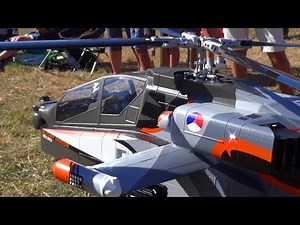 ROYAL NETHERLANDS AIR FORCE SCALE TURBINE RC HELICOPTER MODEL APACHE AH-64
