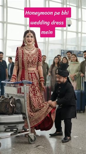 zroori tha k honeymoon bhi wedding dress mein jaty