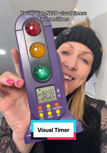 This visual timer for kids is so cool - it looks like a stop light! #visualtimer #toddlermoms #toddlermomhacks