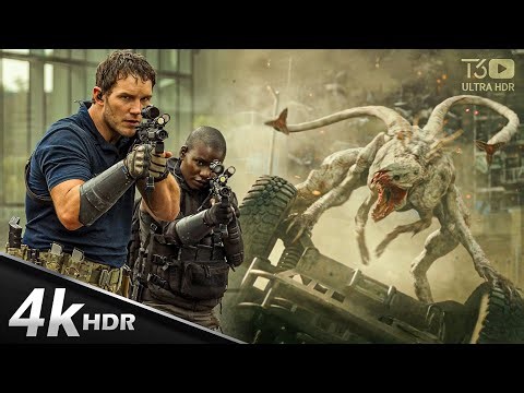 The Tomorrow War 2021: Best Sci-Fi Alien Movie | Epic 4K HDR Best Scenes