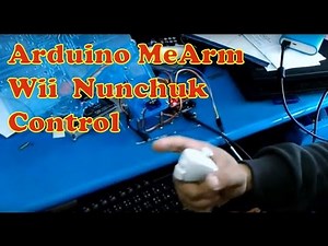 MeArm + Arduino UNO + Wii nunchuk