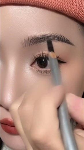 Easy Asian Eyebrow Tutorial 🔥 #Shorts