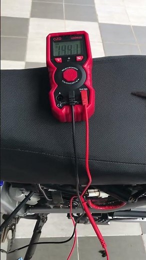 Yamaha WR250R stator after repaired voltage checking#repairing stator motorcycle.