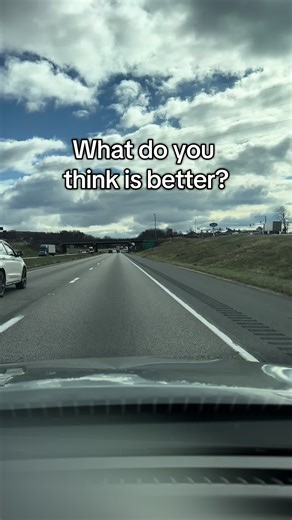 What do you think is better to do on the highway? What would you teach your teen to do? #highway #driver #speedlimit