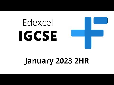 IGCSE Maths Edexcel January 2023 2HR