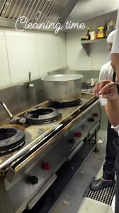 Cleaning time chinese cooking range #cleaning #chinesefood #kitchen | CHEF Styles