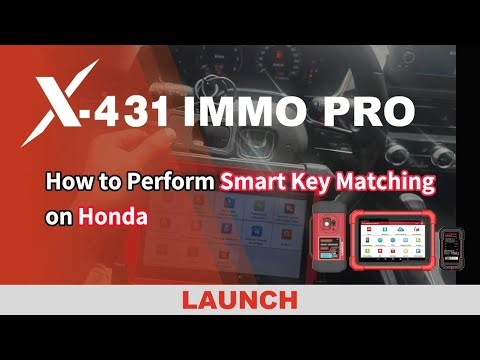 X-431 IMMO PRO | The "procedure" function on Honda for Smart Key Matching | LAUNCH