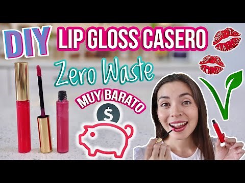 Homemade Lip Gloss💋 DIY, 100% Natural, Zero Waste, Vegan - Mixi