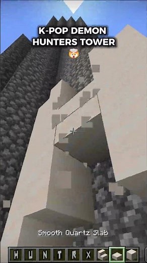 Huntr/X K-POP Demon Hunters Tower in Minecraft...🤯(K-Pop Demon Hunters Golden)