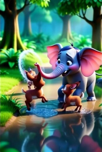 Elephant's Child /! 3D Animation #shorts