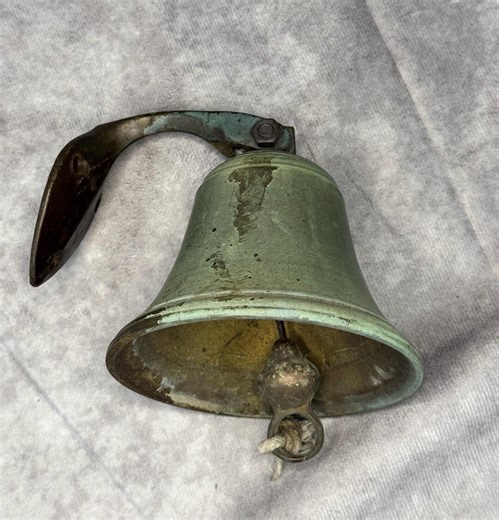 Vintage Metal Bell, Mountable Outdoor Rustic Bell | Farmhouse Decor, Garden Decor - Etsy