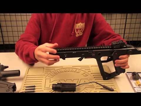 Airsoft GI - KWA KRISS Aim Sports Tactical Flashlight Installation Instructional Video