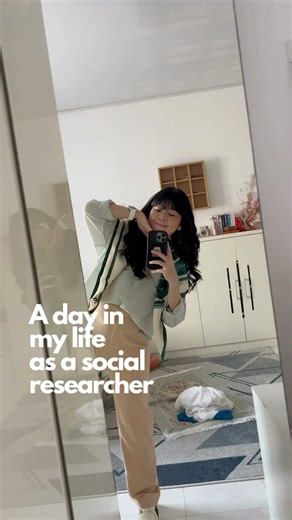A day in my life working as a social researcher #2 😊☀️📝