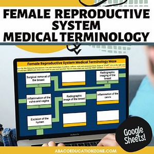 Female Reproductive System Medical Terminology Maze