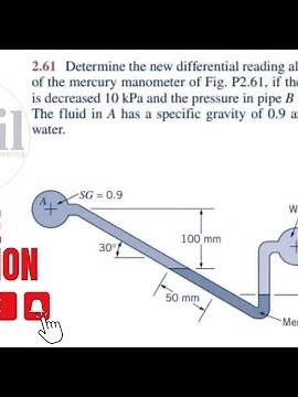 Note 4 Aug 2024 (3)2.61 Determine the new differential reading along the inclined leg of the mercury