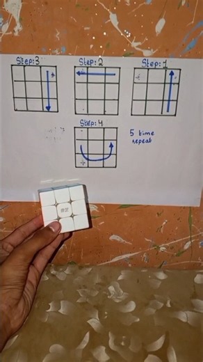 Solve the Rubik’s Cube Like a Pro! 🔥 #3x3cube #rubikscube