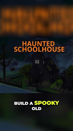 I Built a Haunted Schoolhouse in The Sims and It Got Creepy!