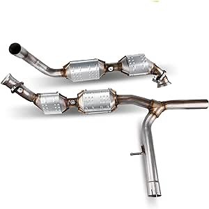 KAX 2 PCS Catalatic Converter Catalytic Converter Fit for 2004 2005 2006 F150 5.4L,Mark LT 2006，645217 645218 Stainless Steel High Flow Catalytic Convertor,EPA Certified